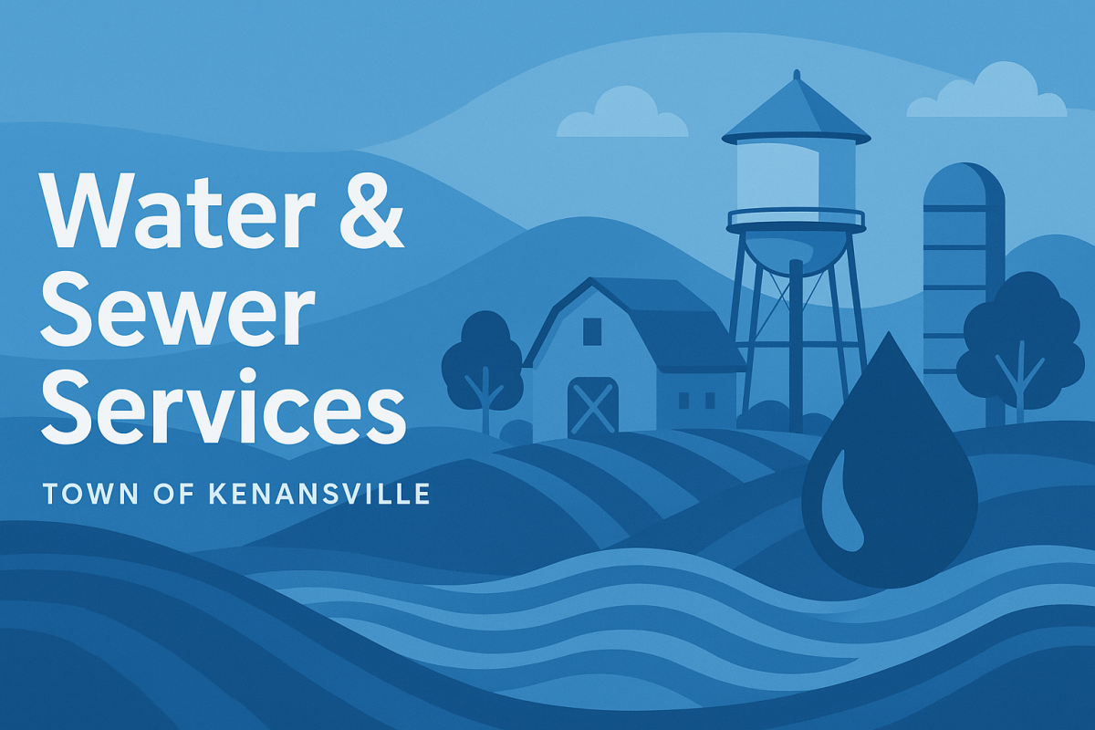 Image of a Water/Sewer Utility Services Banner